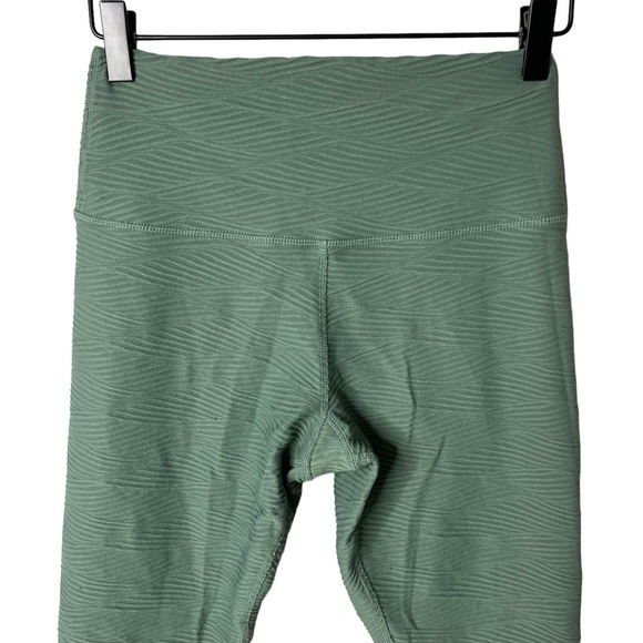 Glyder Active Full Length Leggings Sage Green Textured Size Medium - Picture 2 of 6